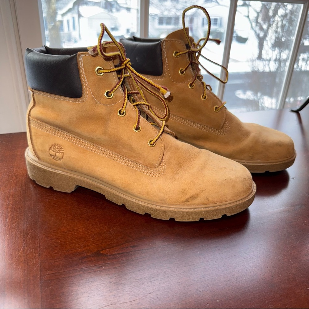 Timberland Premium 6 inch Lace Waterproof Boots Wheat size 6
